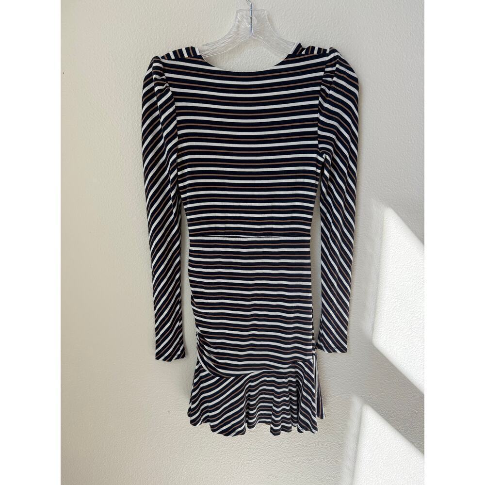 Bailey 44 Striped Twilight Leonora V-Neck Sheath Dress XS - Picture 4 of 8